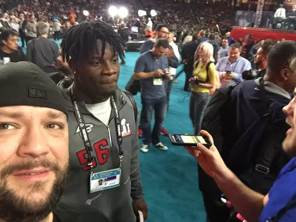 Media Day: Levack & Goz Caught Up With Falcons LB Sean Weatherspoon