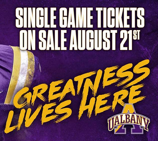 UAlbany Football Single Game Tickets Go On Sale Today!
