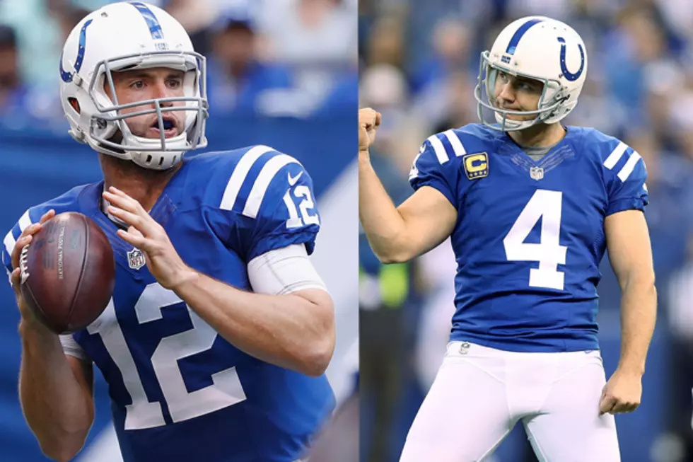 Colts’ Luck, Vinatieri Set Record Marks in Sunday’s Loss to Detroit