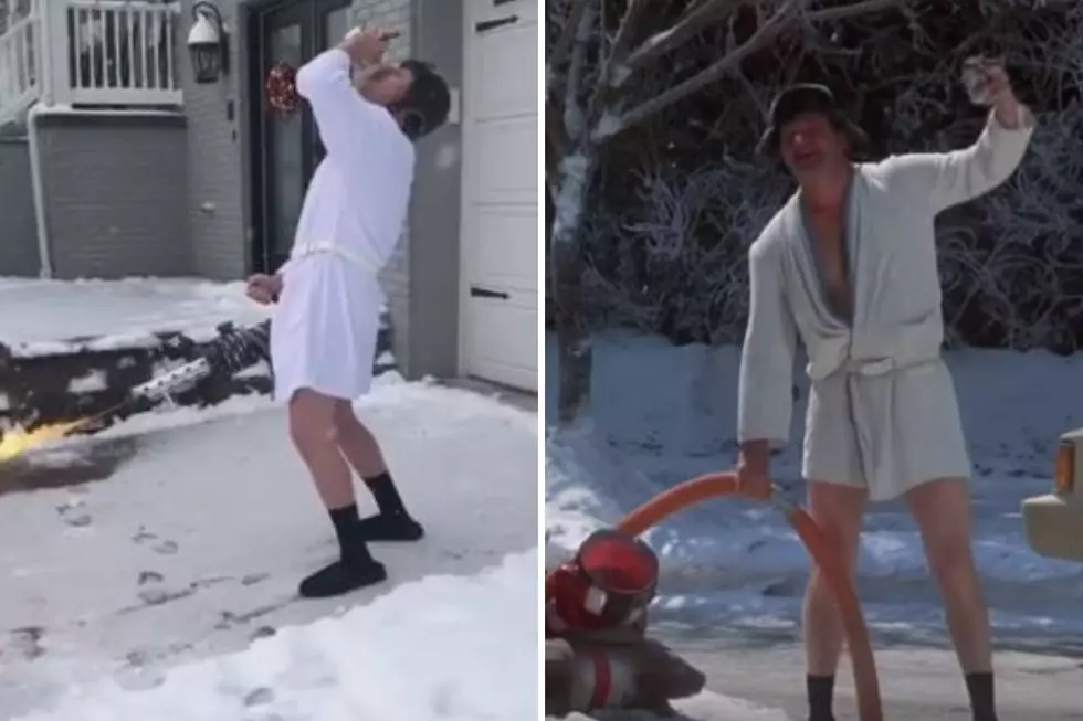 Kentucky Man Clears Snow with Flamethrower 'Cousin Eddie' Style 