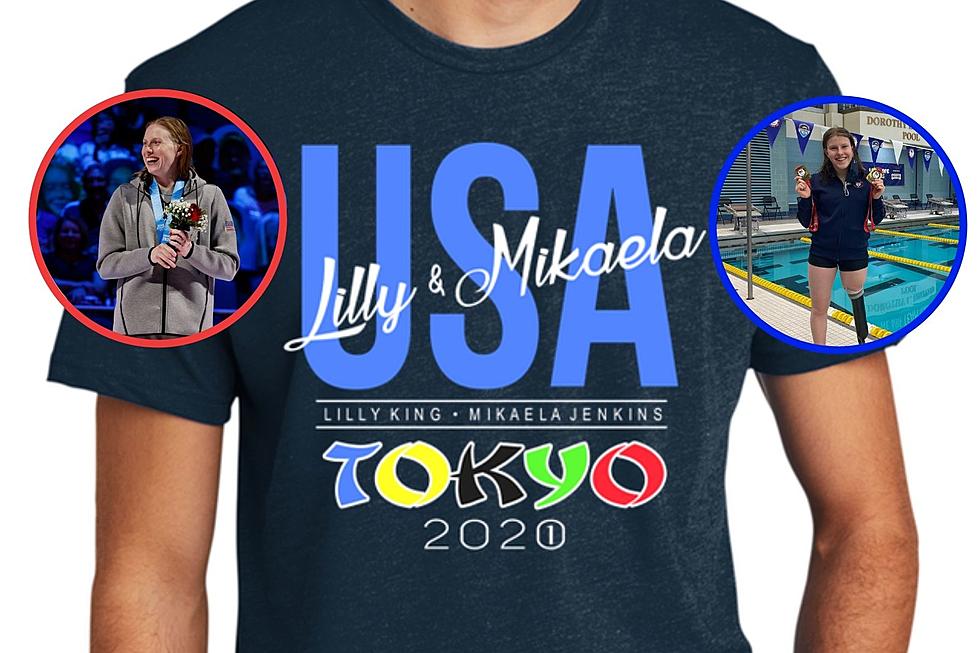 Evansville Olympians Lilly King & Mikaela Jenkins Charity Shirt 