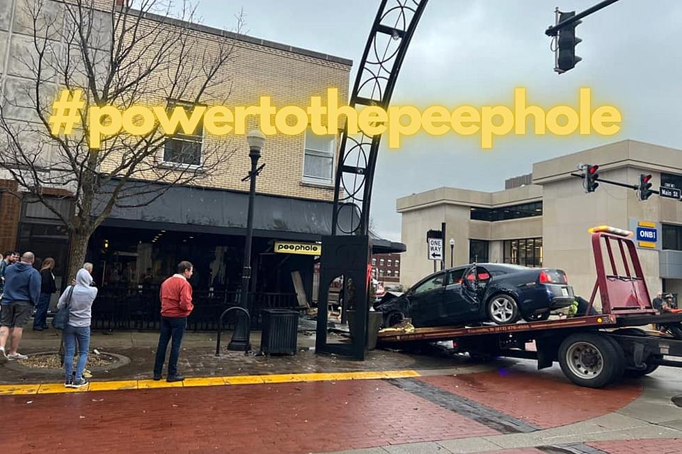 Downtown Evansville Starts Virtual Tip Jar to Support Peephole Bar After Car Crashes into Building