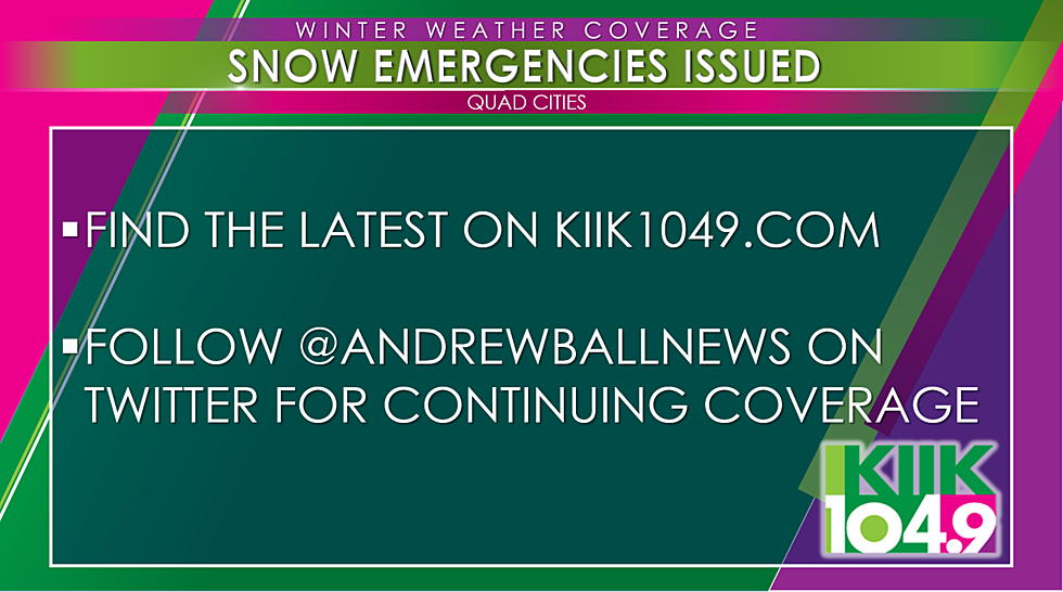 Quad City Area Snow Emergency Information