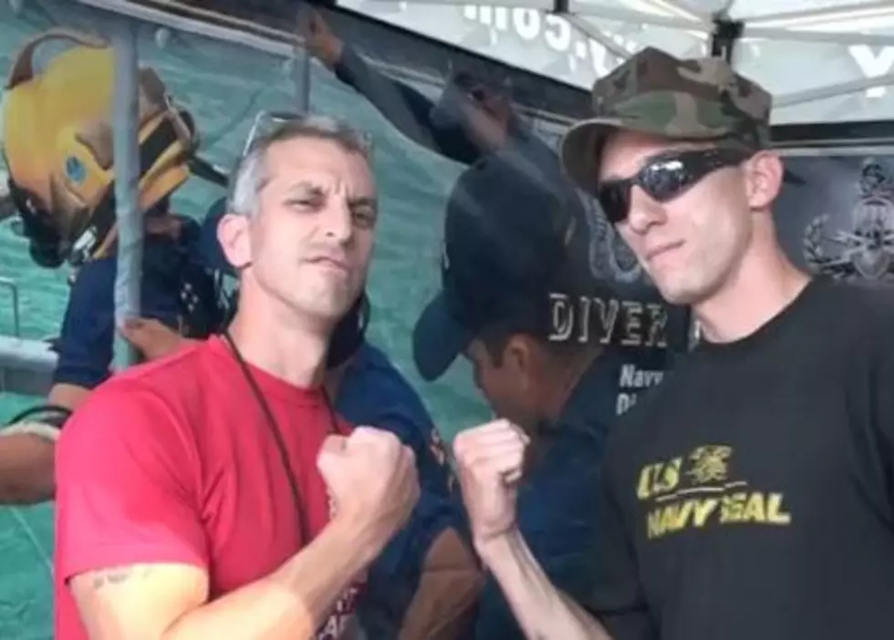 Zane Beats Navy SEALS in Pull Up Challenge [VIDEO]