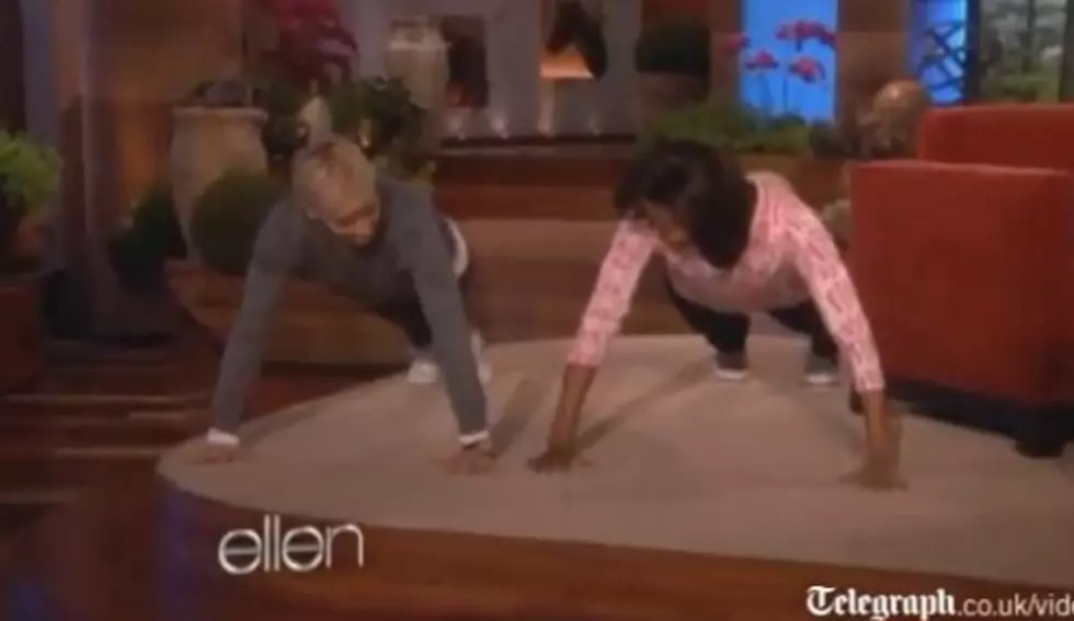 First Lady Michelle Obama Can Do More Push Ups Than You [VIDEO]