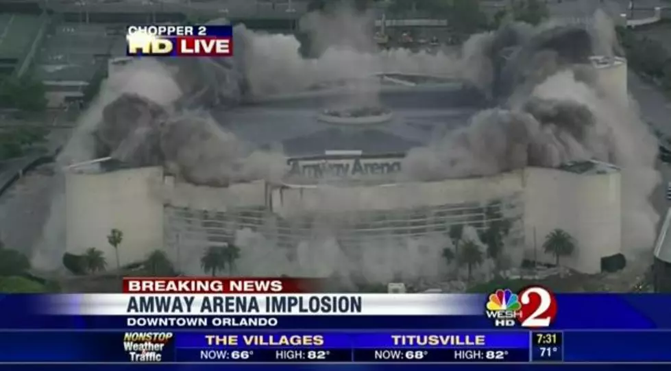 Former Home Of Orlando Magic Gets Blown Up [VIDEO]