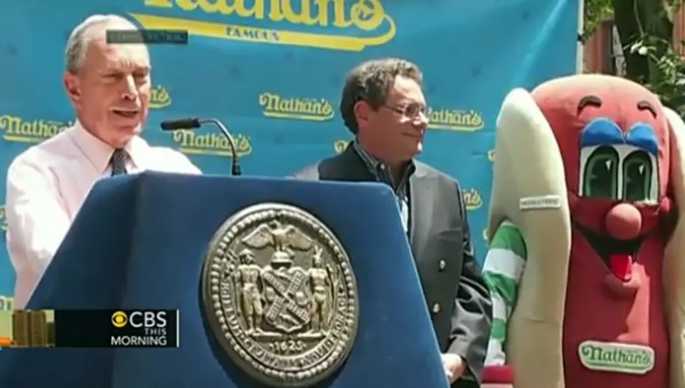 NYC Mayor Bloomberg Drops S-Bomb at Hot Dog Contest [VIDEO]