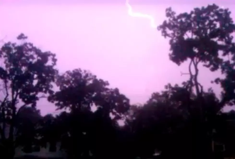 Footage Of Lightning In Albany During Severe Thunderstorm