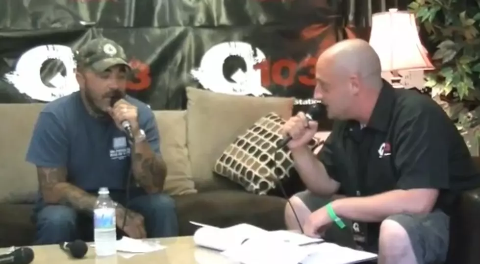 Aaron Lewis of Staind Talks To Mike Adams About Going Home, And Smoking at Q-Ruption [VIDEO]