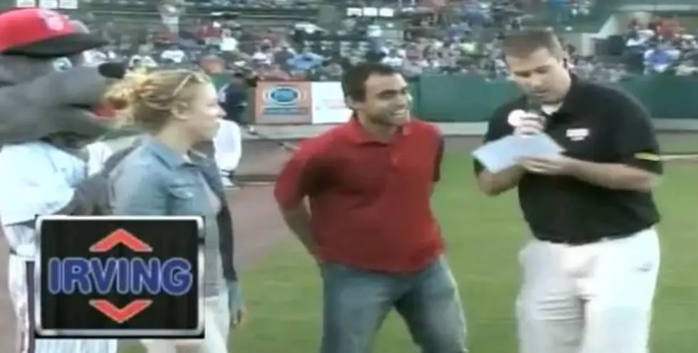 Baseball Announcer Laughs At Marriage Proposal Fail [VIDEO]