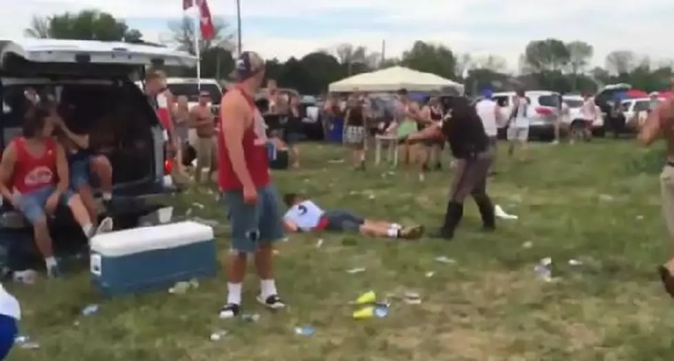 Cops Taser Everyone At Indy 500 – NSFW [VIDEO]