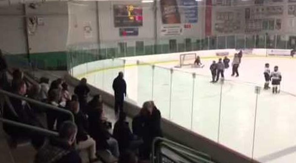 Crazy Hockey Dad Shatters Glass Like King Kong [VIDEO]