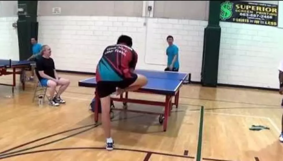 The Most Insane Ping Pong Shot Ever [VIDEO]