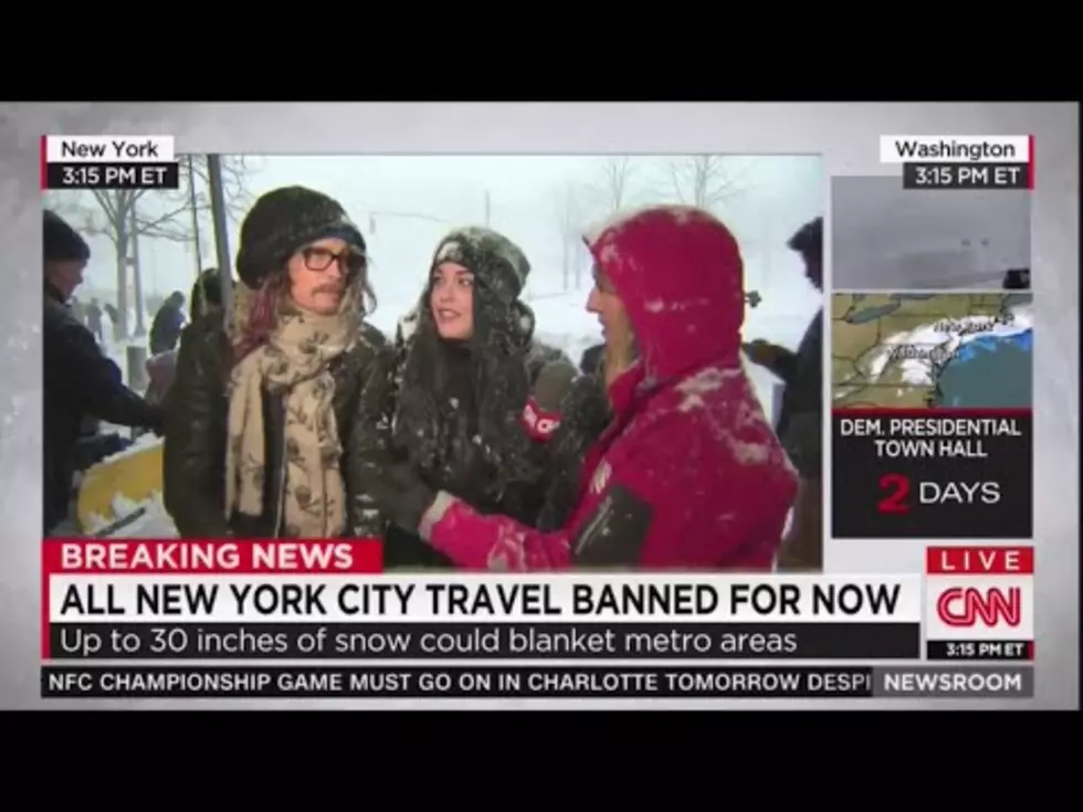 Steven Tyler Caught! In The Snow By CNN (VIDEO)