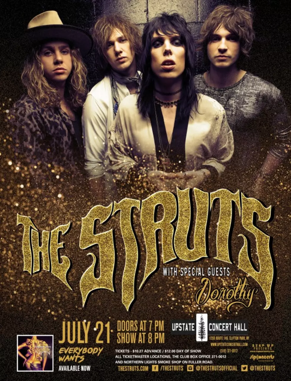 The Struts Play Upstate Concert Hall July 21