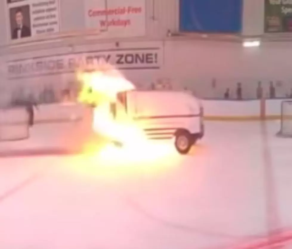 Just a Flaming Zamboni on a NY Ice Rink&#8230;it&#8217;s so 2020