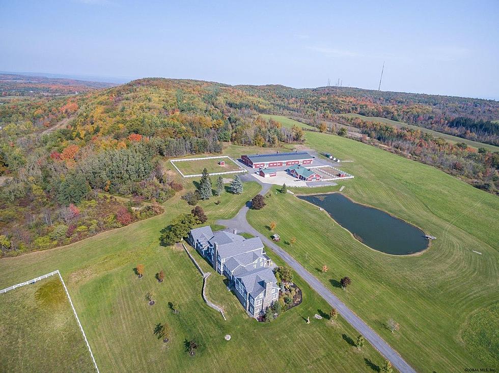 $7.5M Albany County Property with Huge Indoor Arena and Room for Your Airplane