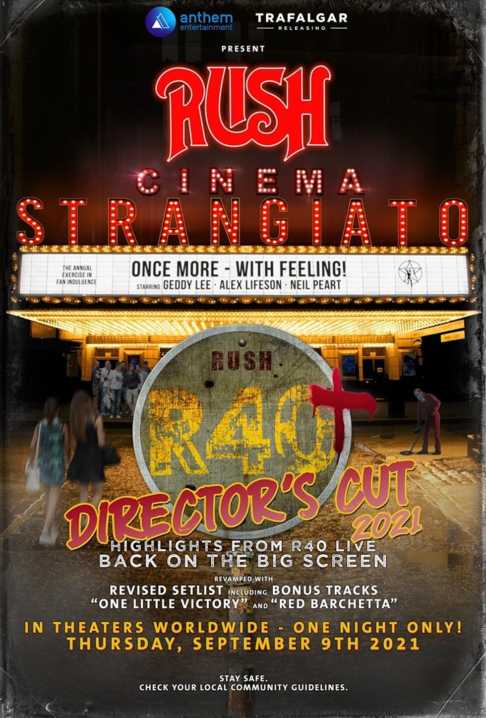 Rush: Cinema Strangiato Director's Cut is Back For One Night Only