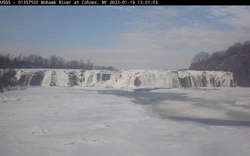 Cohoes Falls Have Frozen Over