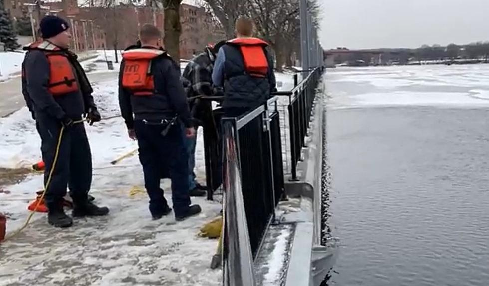 Troy Firefighters Jump into Hudson River to Rescue Distressed Man