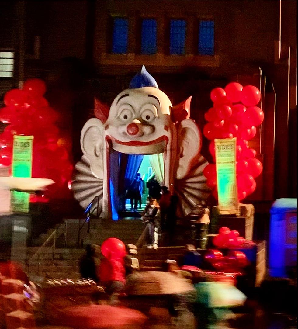 The Schenectady Armory is Looking Strange! Is That A Clown?