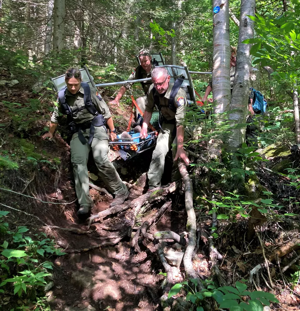 Injured ADKS Hiker Saved By 8 Rangers, ATV and Wheeled Litter!