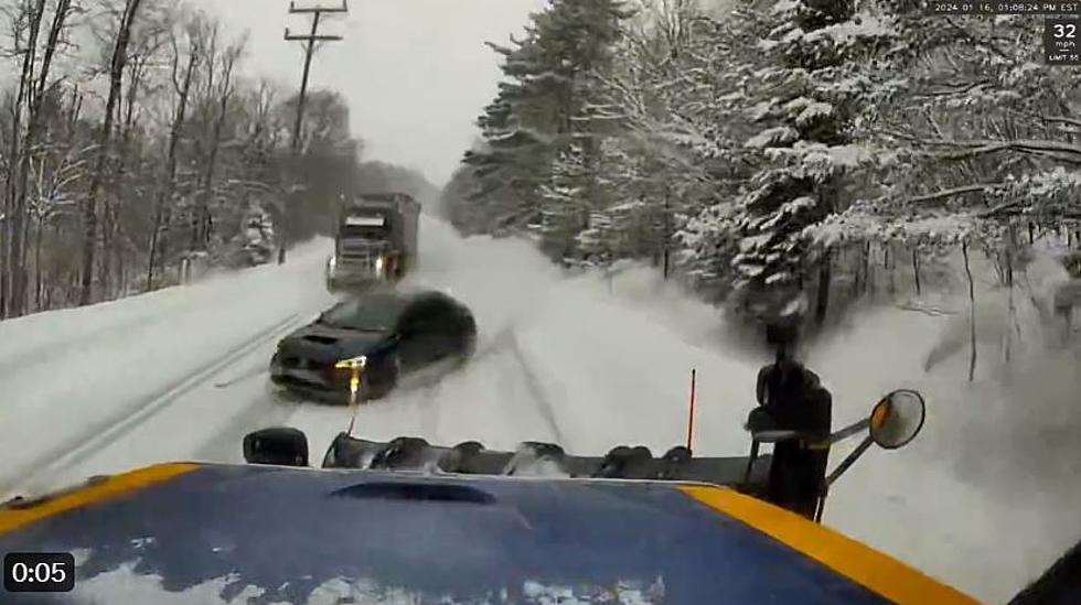 See Video of Car Crashing Into New York State Plow Truck