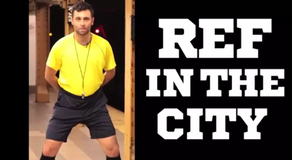 Watch This Referee Hand Out Yellow Cards and Red Cards in New York City