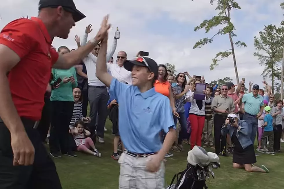 11-Year-Old Drills Hole-in-One Playing With Tiger Woods on Brand New Course