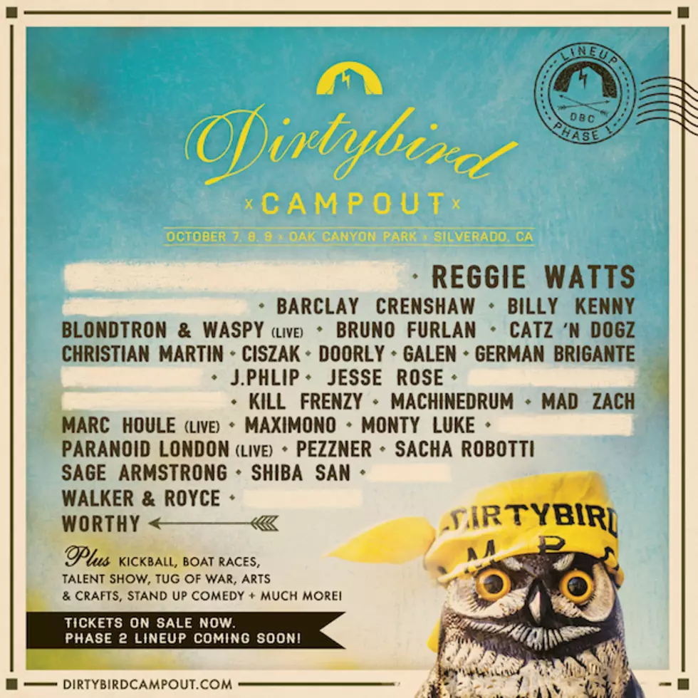DIRTYBIRD Announces Campout Lineup – Reggie Watts, Machinedrum, Paranoid London (Live), Shiba San + more