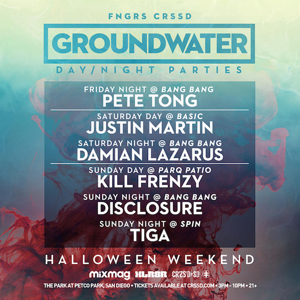 GROUNDWATER Announces Warm-Up & After-Hours Programming For Halloween Weekend Festival