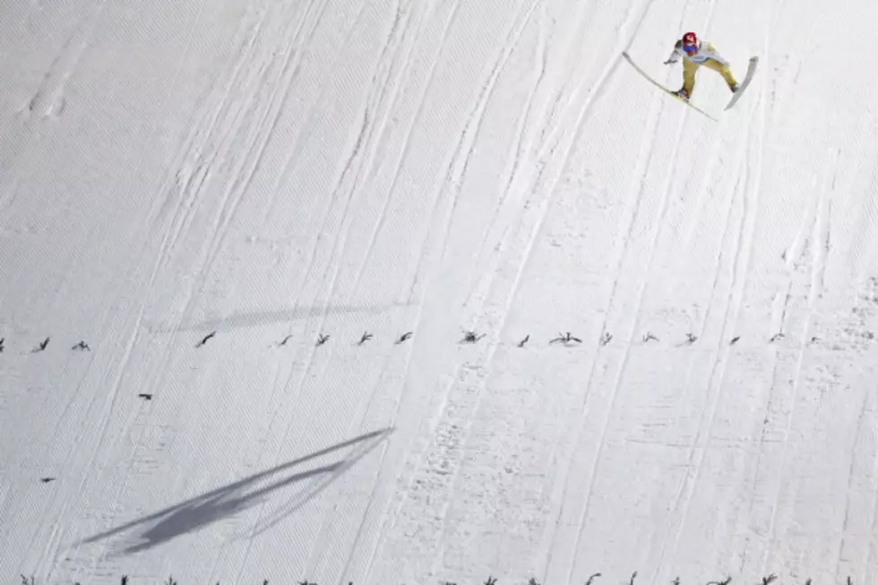 Fourth Grade Girl Braves A Giant Ski Jump For The First Time [VIDEO]