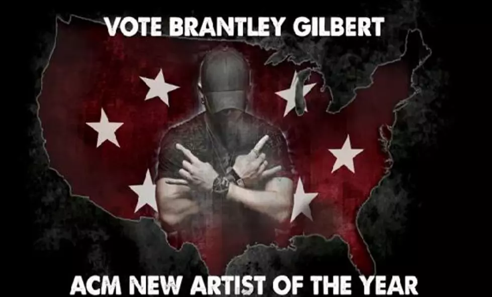 Brantley Gilbert Wants Your Votes [VIDEOS]