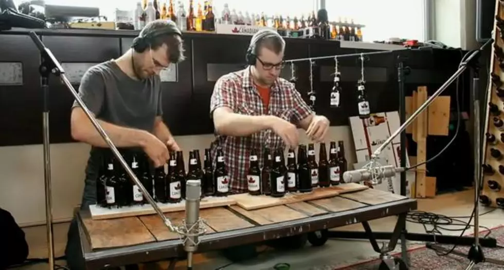 Canadian National Anthem Performed With Beer Cans And Bottles [VIDEO]