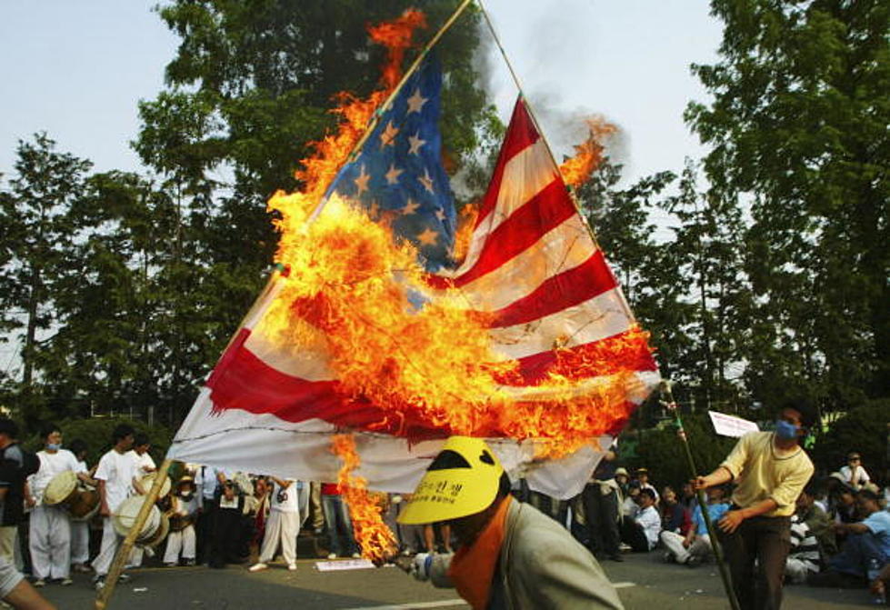 Burnt American Flag Gets Revenge