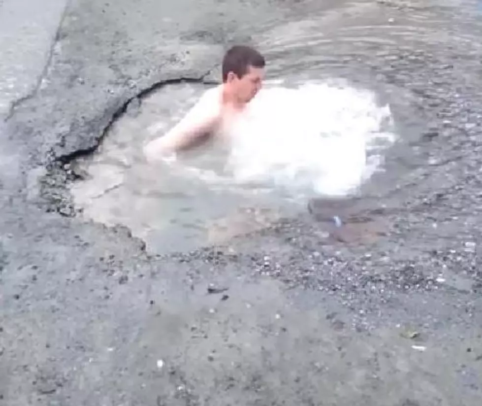 Swimming In A Pothole [VIDEO]