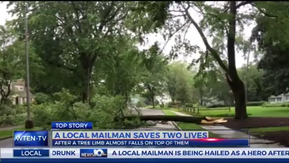 Local Mailman Saves Mothers and Child From Falling Tree Limb