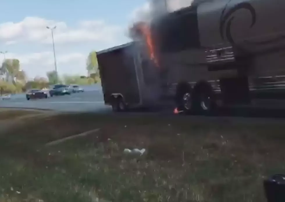 He Just Performed in Albany A Month Ago and Now His Bus Is On Fire! [Watch]