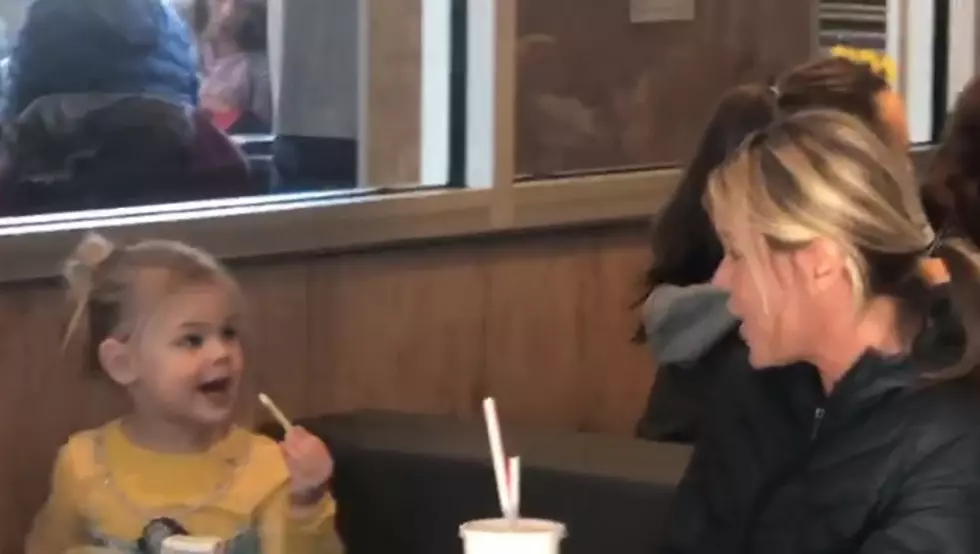 Ballston Spa Middle Schoolers Sing to Little "Elsa" at McDonalds 
