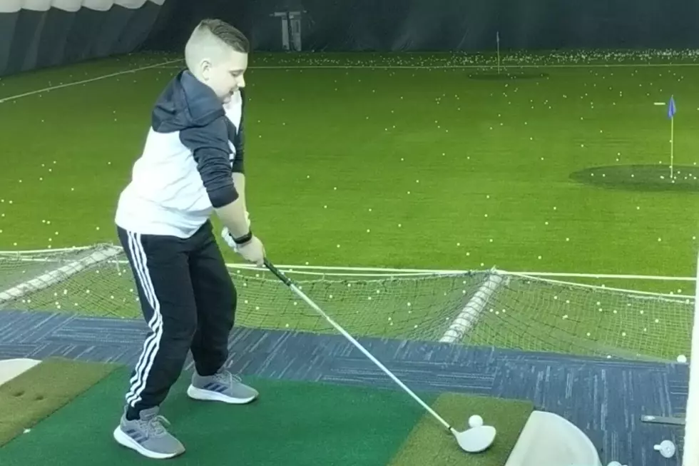 Chrissy Obnoxiously Cheers on Son at Driving Range