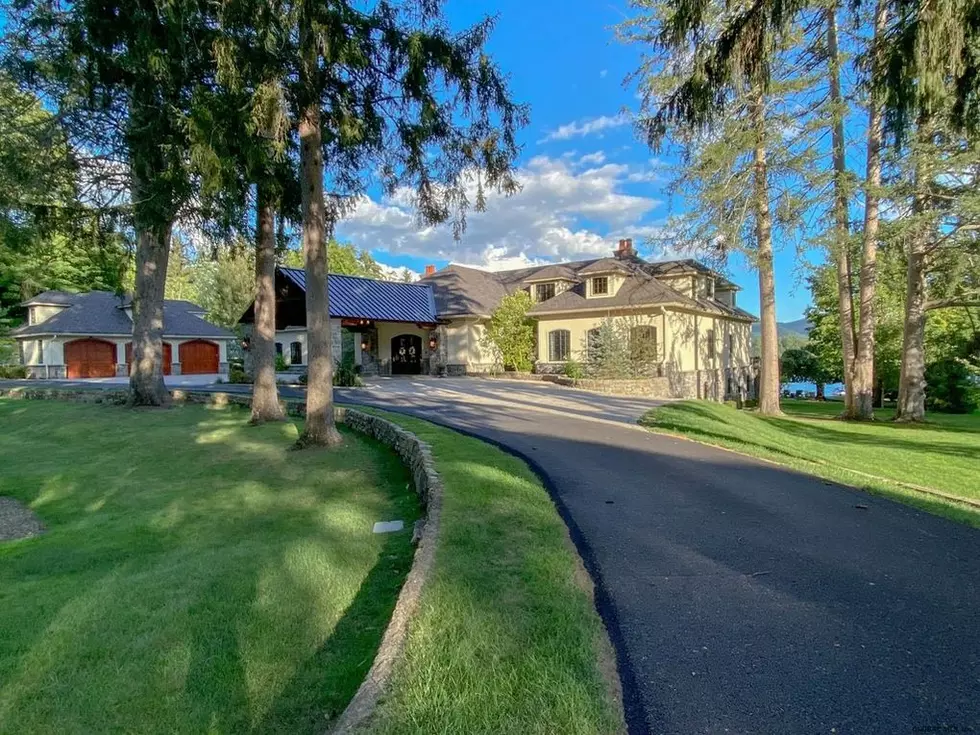 See The Gorgeous $8.5M Home On Lake George With Unique Pool