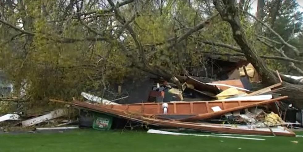 Heavy Winds Cause Tree to Smash Glenville Home