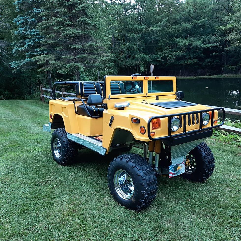 Shock and Awesome: Check Out This Hummer Golf Cart For Sale in E. Greenbush