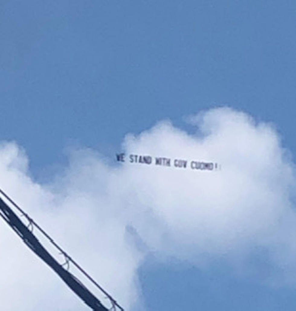 Gov. Love? Someone Flew ‘We Stand With Gov Cuomo!’ Banner Over Albany Today