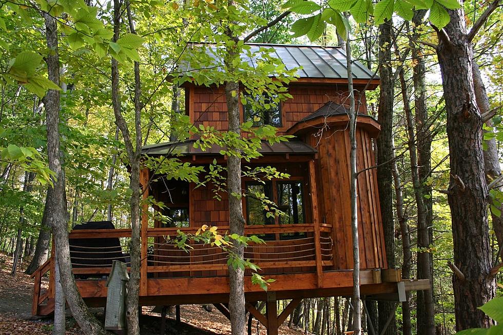 Tour The Stunning Upstate NY Treehouse With Its Own Hot Tub [PICS]