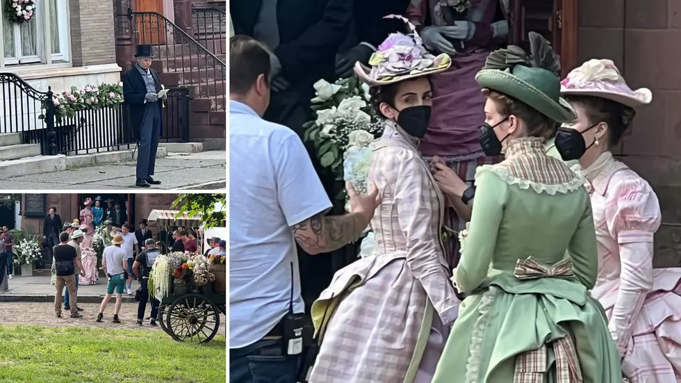Gilded Age Season 2 -Pics from Church Scene on State Street in Albany