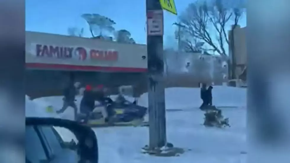 Lowest of the Low! Looter on a Snowmobile Robs Store in Buffalo