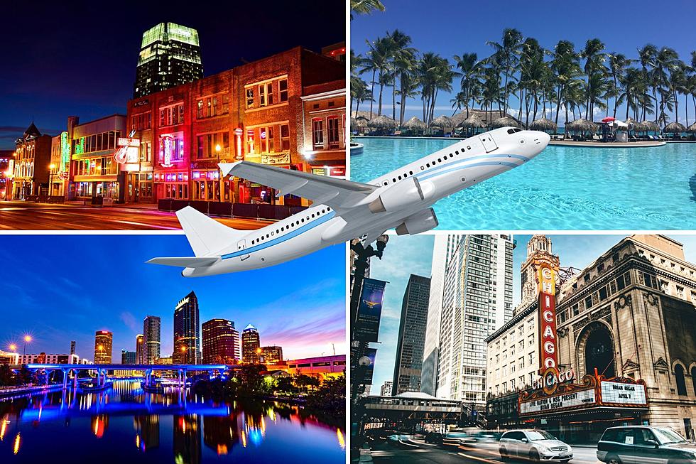 Direct Flights From Upstate NY Airport to These 15 US Destinations