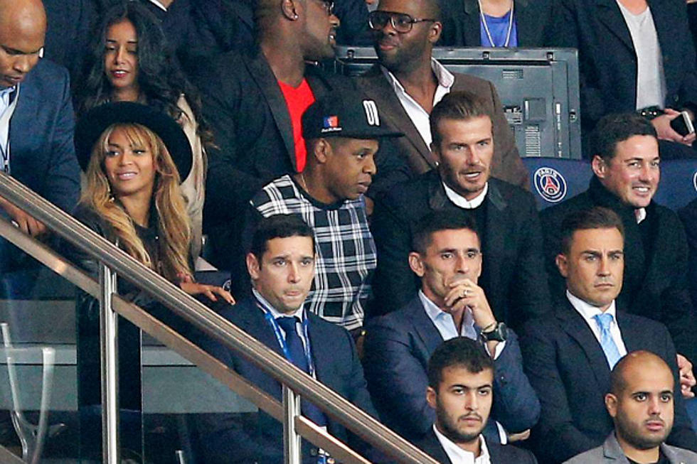 Jay Z And Beyonce Hang Out With David Beckham