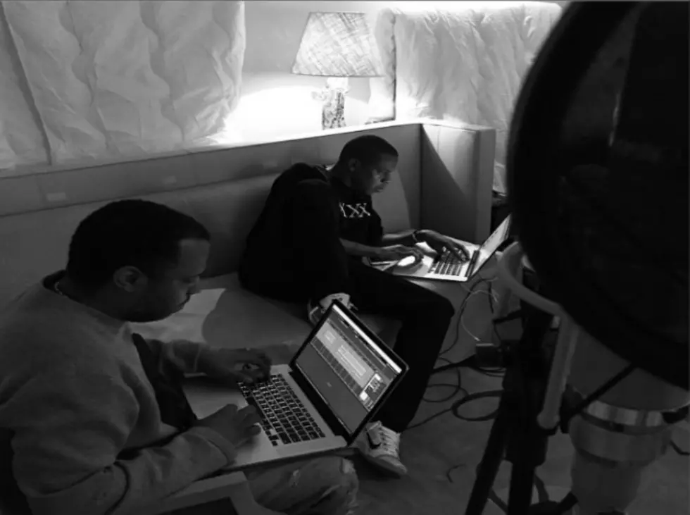 Jay Z, No I.D. And Jay Electronica Caught In The Studio Together